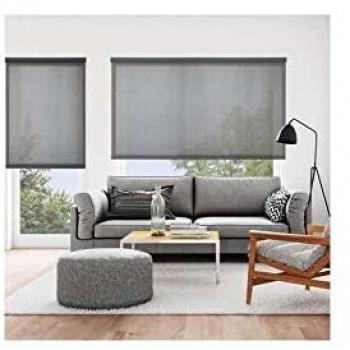 Vela de Tela Enrollable Gris Asfalto 80x250 cm