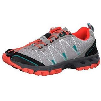 CMP Women's Trail Running – Atlak Trail 3Q95266 (Ghiaccio‑Rot Fluo), Größe 36