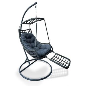 Silla Colgante Yoevu para Jardín, Terraza o Interior – Gris Antracita