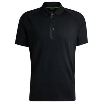 Polo en Polyester Recyclé BOSS Noir XL