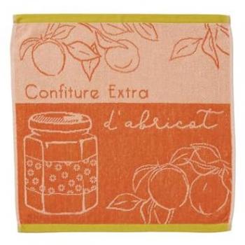 Tissu d’essuie mains Jacquard Abricot Doré