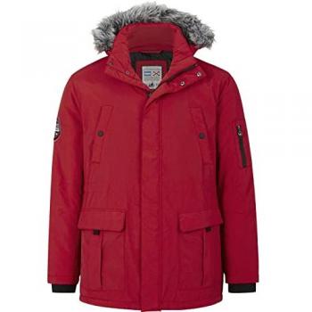 Roter Herren Parka TOMMEN von Jan Vanderstorm in Größe 60