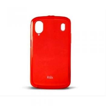 Cubierta TPU Ksix B5740FTP06 Rojo Translúcida ZTE Orange Montecarlo