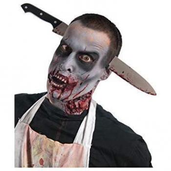 Spitzenstachelschmuck – Halloween‑Messer-Haarkette