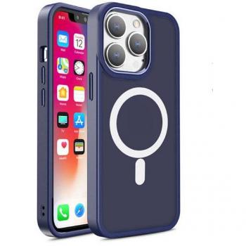 Protezione Magnetica Blu Navy iPhone 15 Plus di Hurtel