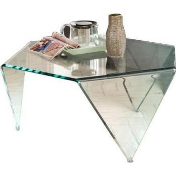 Paroli Klarglas Couchtisch 80x42x90 cm