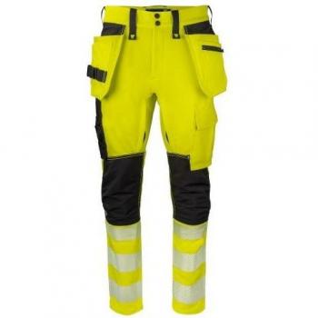 Pantaloni Projob 36R Visibilità Alta Uomo Nero-Giallo