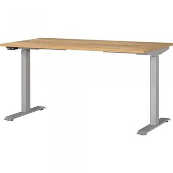 Silver‑Oak Adjustable Desk – Germania Series