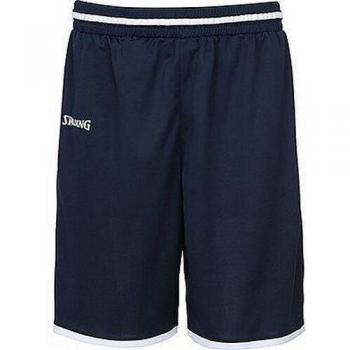 Spalding Move Sport Shorts für Kinder, Marine/Weiß, 116