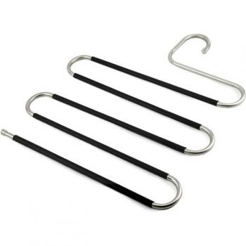 Multi‑Layer Trousers Hanging Rack – 1‑4 Piece Set, Includes Scarf Holder