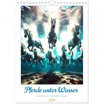 Pferde unter Wasser