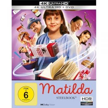 Matilda – 4K-UHD Blu‑Ray + DVD / Limited Steelbook (Sony Pictures)