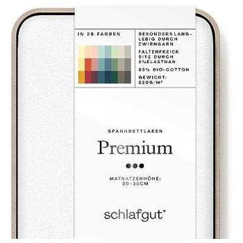 Schlafgut Spannbettlaken »Premium«, nachhaltige Zero Waste Verpackung