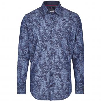 Daniel Hechter Herren Kurzarm Shirt Blütenlook