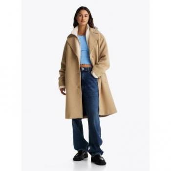 Tommy Jeans Cappa Beige Regular Fit 2024 – Lana 100% Merino