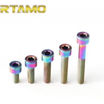Boulon Titan M4 25 mm Tête Cylindrique Six Pans Creux