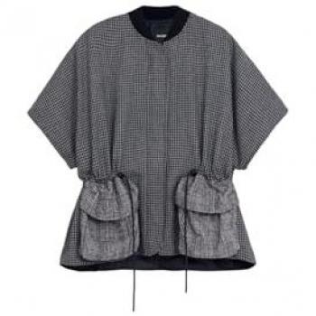 Stylish Poncho Harringa Richmond V.2, Black female, Sizes: ONE SIZE