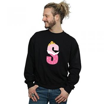 Disney Alphabet S Sleeping Beauty Menswear Black Top