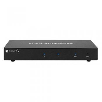 Techly KVM Switch 2x DisplayPort Ultra HD