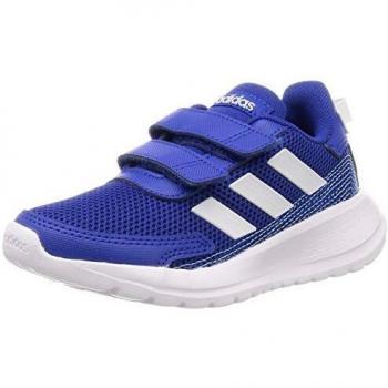 Adidas TENSAUR Run C, Scarpe da Corsa, Team Royal Blue/Ftwr White/Bright Cyan, 33 EU