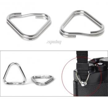10pcs Metal Triangle Hook Rings for Camera Strap