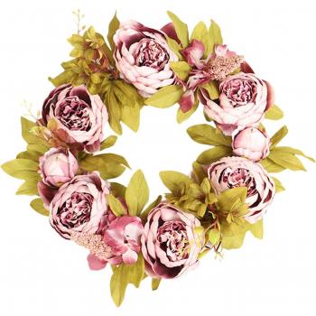 Home Decoration Spring Leaf Wreath