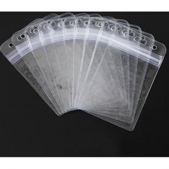Pochette de Protection pour Badge Vertical, 10 Pièces