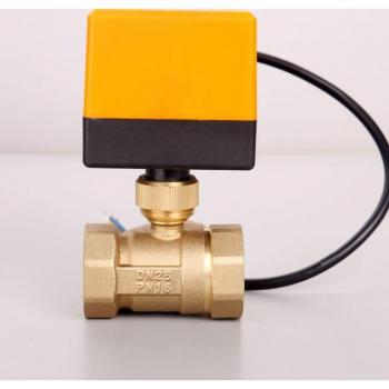 Motorisierte Kugelventil, AC220V/24V, G1-1/2, BSPP Anschluss, DN40, Elektrischer Aktuator