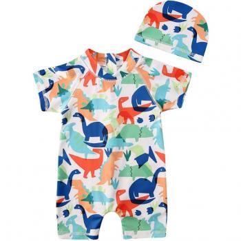 Cute Sun Safe Swim Outfit for Kids 1-5Y