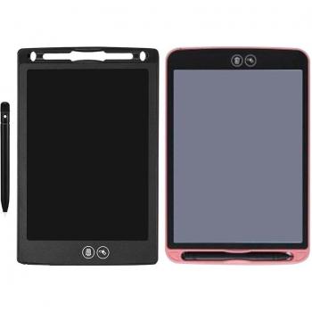 2set 10 Inch Erasable LCD Writing Board for Children (Pink & Black)