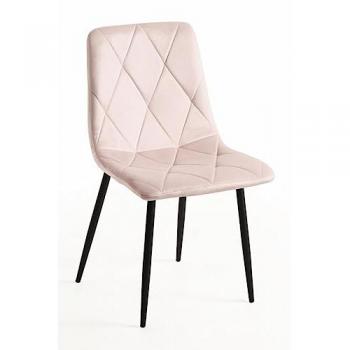 Silla Comedor Lyke Terciopelo Rosa
