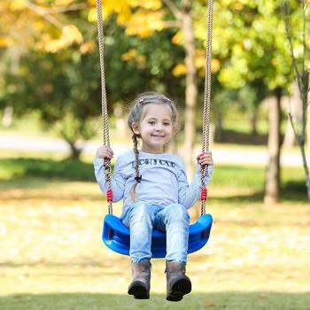 Curved Plate Swing Seat for Kids