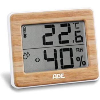 Digital Thermometer/Hygrometer WS1702 by Ade – 10 × 1.3 × 8.1 cm