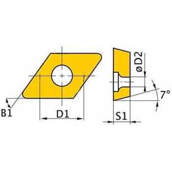 Plaquitas de corte para N. 93 DNMG150408