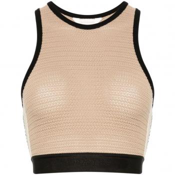 Top di Maglia Lavorata Breve