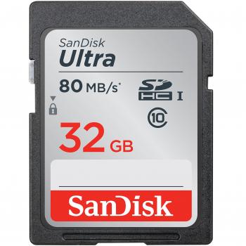 SanDisk Ultra 32GB Class 10 SDHC Speicherkarte [Standardverpackung]