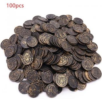 100 Count Gold-Plated Poker Chips Set