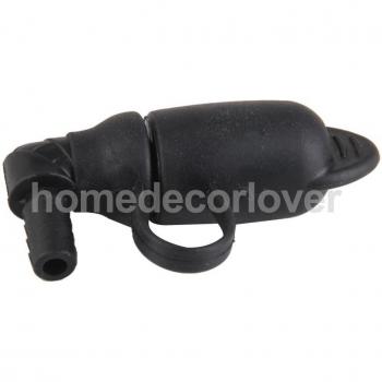 BiteFlow 90° TPU Drink Tube Valve – Black
