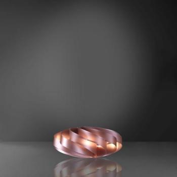 Linea Zero Lampada Flat Polilux Rosa Metallico D40 1Luce