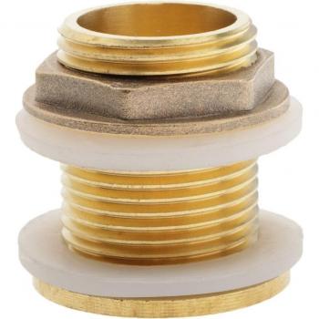 Connecteur d’alimentation en eau en laiton avec joint anti‑fuite en caoutchouc