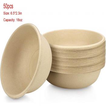100% Biodegradable Disposable Soup Bowls