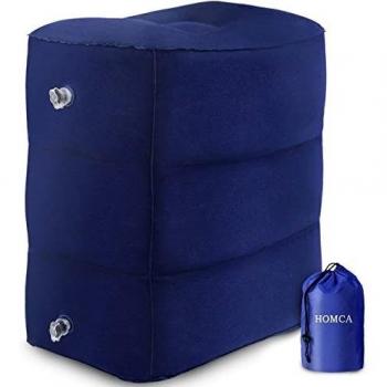 Tragbare Fußstütze für Flugreisen, HOMCA Aufblasbares Bein Kissen für Kinder