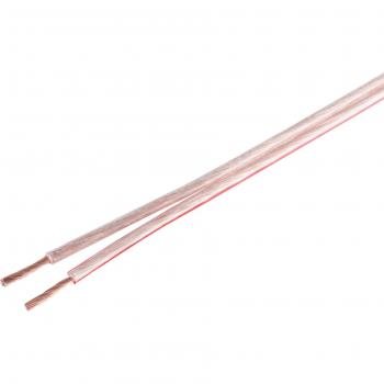Shiverpeaks Transparentes High-Connectivity-Lautsprecherkabel 2,5 mm² 10m