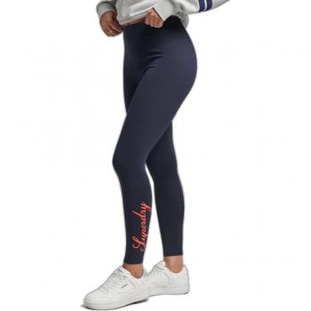 Superdry Leggings Donna Code Heritage Blu Profondo S