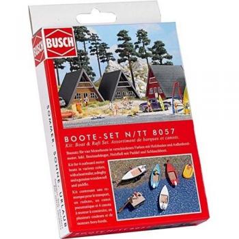 Busch 8057 Bausatz Boote Set N/TT