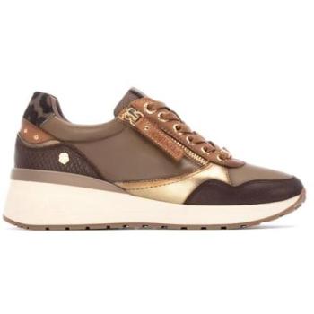 Carmela Mocassins en Cuir Marron pour Femme – Taille 38, Semelle Fine (1‑3 cm), Zipper, Look Casual