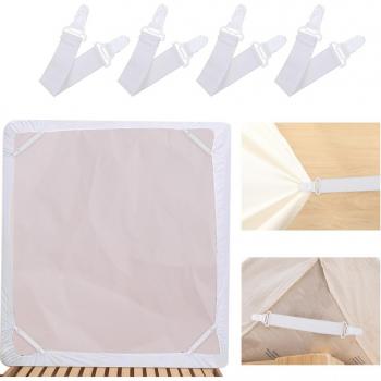 4PCS Non-Slip Bed Sheet Clips