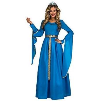 Adult Blue Princess Fancy Dress M/L