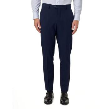 Finley Oliver Navy Check Trousers – XPOSED Men’s Tailored Line
