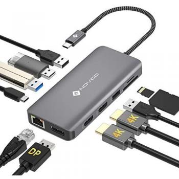 NOVOO USB C to Ethernet Adapter